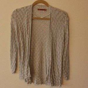 Belldini Gray Patterned Sweater Cover-Up